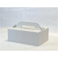 Papierová krabica na zákusky 26 × 17 × 10 cm