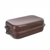 Pekáč 31,5x18,5x11,5cm smalt s vekom