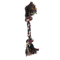 Hračka kosť špagát 2 uzle 20-25cm