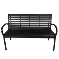 Lavica záhradná 125x60x80cm oceľ/PH