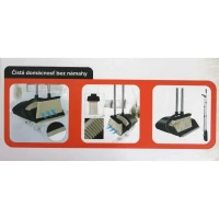 Metla s lopatkou s rúčkou, so vstavaným hrebeňom