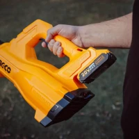 Fukár na lístie Cabli203235E Aku 2Ah batéria+nabíjačka grátis