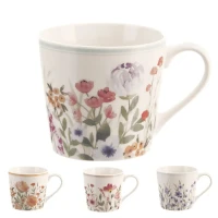 Hrnček 0,44L porcelán Kvet mix