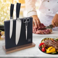 Stojan na nože obojstranný akácia