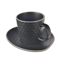 Šálka s podšálkou 0,25L Tea Time kameninová