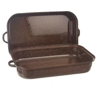 Pekáč 42,5x25x13cm smalt s vekom Brown