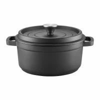 Hrniec liatinový 20cm s pokrievkou Iron 