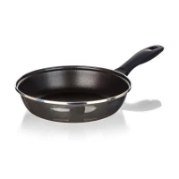 BANQUET Pánev smaltovaná METALLIC Black 24 cm, s nepriľnavým povrchom