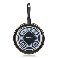 BANQUET smaltovaná panvica METALLIC Black 28 cm s nepriľnavým povrchom