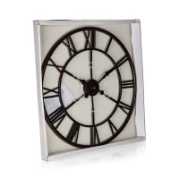 HOME DECOR nástenné hodiny ANTIC BLACK – 60 cm