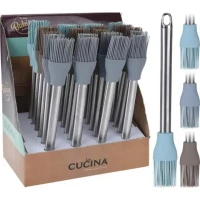 Maslovačka 28cm silikón/nerez