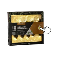 Reťaz svetelná 2+1,8m 10LED Solar