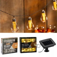 Reťaz svetelná 2+1,8m 10LED solárna