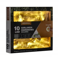 Reťaz svetelná 2+1,8m 10LED solárna