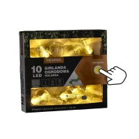 Reťaz svetelná 2+1,8m 10LED solárna