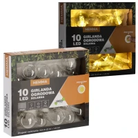 Reťaz svetelná 2+1,8m 10LED solárna