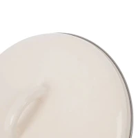 Pokrievka 17cm smalt Lem béžová