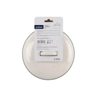 Pokrievka 19cm smalt Lem béžová