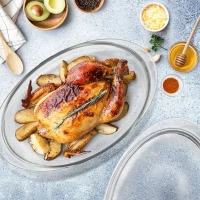 Misa zapekacia 33x20x12,5cm borosilikátová