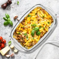 Misa zapekacia 32,5x20x13cm borosilikátová