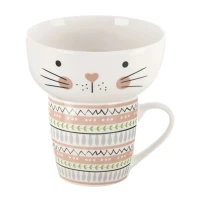 Hrnček sada 0,35L s miskou porcelánová