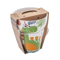 Hrnček sada 0,35L s miskou porcelánová