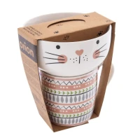 Hrnček sada 0,35L s miskou porcelánová