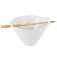 Miska 16cm porcelán bambusové paličky