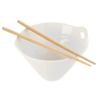 Miska 16cm porcelán bambusové paličky
