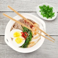 Miska 16cm porcelán bambusové paličky