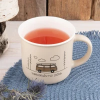 Hrnček 0,4L porcelán Cestovanie