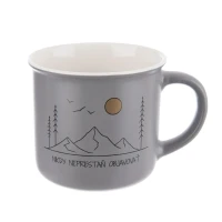 Hrnček 0,4L porcelán Cestovanie