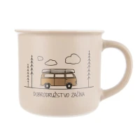 Hrnček 0,4L porcelán Cestovanie