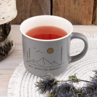 Hrnček 0,4L porcelán Cestovanie