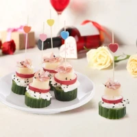 Napichovátka 20ks bambus mix