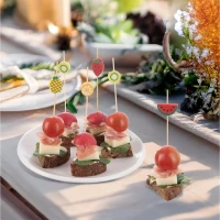 Napichovátka 20ks bambus mix