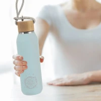 Termofľaša 0,6L nerez/bambus