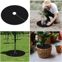 Textília netkaná 52cm kruh Gardenkus čierna