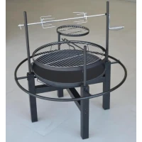 Ohnisko oceľové 60cm pevné s grilom