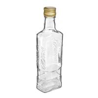 Fľaša sklo 0,25L s uzáverom Moskva