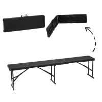 Lavica záhradná - pivný set 180cm UH čierny Lavica záhradná - pivný set 180cm UH čierny