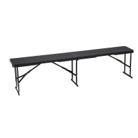 Lavica záhradná - pivný set 180cm UH čierny Lavica záhradná - pivný set 180cm UH čierny
