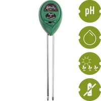 Tester substrátu 3v1 PH, vlhkosť a slnečné žiarenie