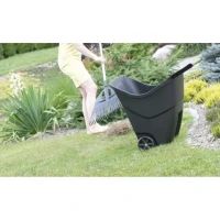 Vozík zahradný 85L UH čierny