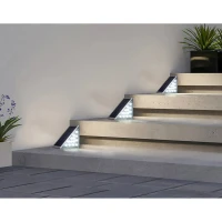 Svetlo na schody LED solar 8x5,5x8cm 13LED