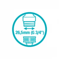 Nákrutka 26,5mm G 3/4" Gardena