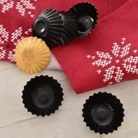 Forma na tartaletky – nepriľnavá, s vlnitým okrajom 7cm/6ks