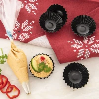 Forma na tartaletky – nepriľnavá, s vlnitým okrajom 7cm/6ks