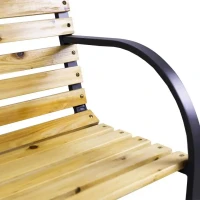 Lavica zahr.Tina kov+drevo