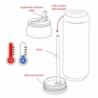 Termoska 0,4L nerez plechovka SOVA